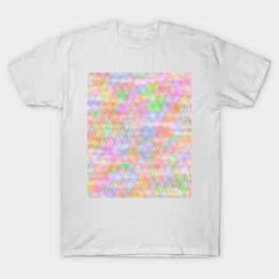 PRETTY PASTEL  GEOMETRIC PATTERN T-Shirt